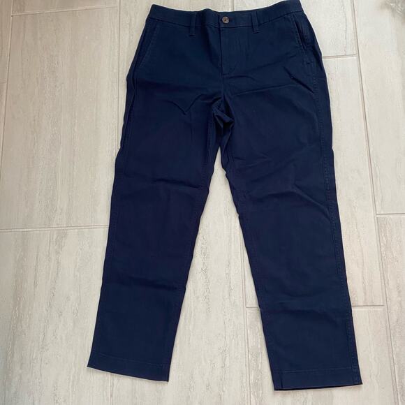 J.Crew High-rise girlfriend chino pant navy blue10P - Picture 2 of 7